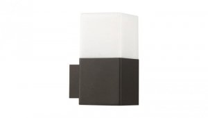 Kinkiet Ogrodowy LED E27 NEW YORK Prosty 16cm Grafitowy - GOLDLUX