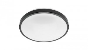 Plafon LED Oprawa Lampa Sufitowa Ścienna ROMERO 2xE27 IP20 Czarny KOBI