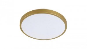 Plafon LED Lampa Sufitowa Natynkowa KERN 15W 4000K 30cm Złota