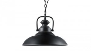 Lampa Wisząca Sufitowa RETRO IL MIO ICELAND 1xE27 Czarna - GOLDLUX