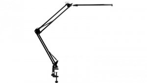 Lampka Biurkowa Kreślarska Stołowa LED 12W CCT USB Ściemnialna COSMI Czarna Lumiled