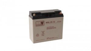 MWL 20-12 Akumulator AGM 12V 20Ah 10-12lat żywotności MW Power