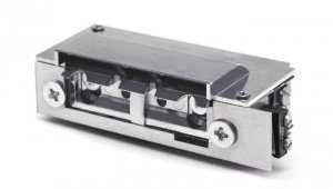 Elektrozaczep Hartte XS12RM-C rewersyjny (NO) wąski z monitoringiem i wyślizgiem 12V DC