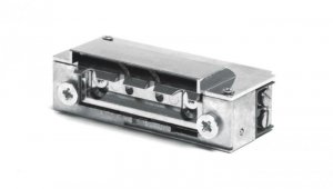 Elektrozaczep Hartte XS12UP-C wąski z pamięcią i wyślizgiem 12V AC/DC