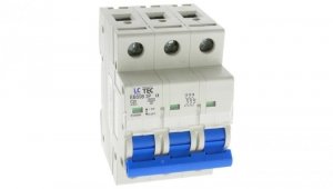 Wyłącznik instalacyjny nadprądowy nadmiarowoprądowy 3P 3M C 20A 6kA 490440 EBS9B