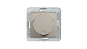 MINI Mechanizm elektronicznego regulatora oświetlenia przyciskowo-obrotowego taupe 60MRO-1