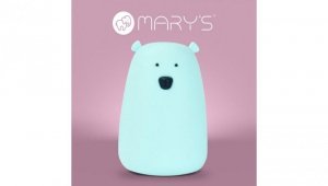 MARYS LAMPKA LED MIŚ DUŻY NIEBIESKI RGB+WW +RC