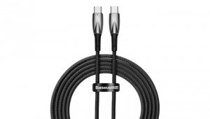 Baseus Glimmer Series kabel do szybkiego ładowania USB-C 480Mb/s PD 100W 2m czarny