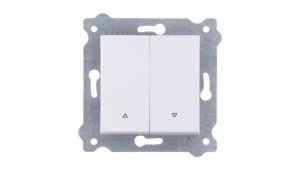 Łącznik roletowy 250V 10A Biały 217/01