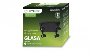 Lampa Sufitowa Plafon SPOT TUBA Reflektor Oprawa Halogenowa 4x E27 GLASA LUMILED