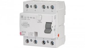 Wyłącznik różnicowoprądowy 4P 63A 0,03A typ A 6kA EFI6-P4 A 63/0.03 002061663