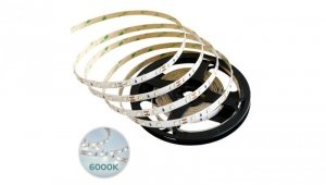 Taśma NASTRO LED SMD 10W/m CW barwa zimna, DC 12V, 120LED/m, CRI90, IP22, 6000K, 5m rolka EDO777647
