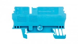 Złączka szynowa 3-przewodowa 2,5mm2 niebieska Ex ZDU 2.5/3AN BL 1608550000