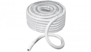 Rura spiralna wysokoelastyczna szara PVC fi22 ECGFE22 /30m/