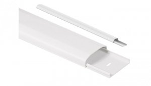 Listwa maskująca do kabli Maclean MC-695 W 60x20x750mm plastik systemowa MC-695