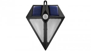 Lampa solarna ścienna 6 LED Maclean Energy z czujnikiem ruchu MCE168 2x solar MCE168