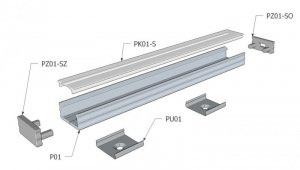 Profil P01 surowy P01-2M-AL /2m/