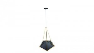 Lampa Wisząca VT-7401 Basics Złoto/Czarny Abażur 400x540 3945