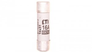 Wkładka bezpiecznikowa cylindryczna 14x51mm 16A gG 690V CH14 002630009