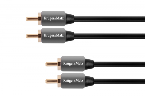 Kabel 2RCA-2RCA 0.5m Kruger&amp;Matz