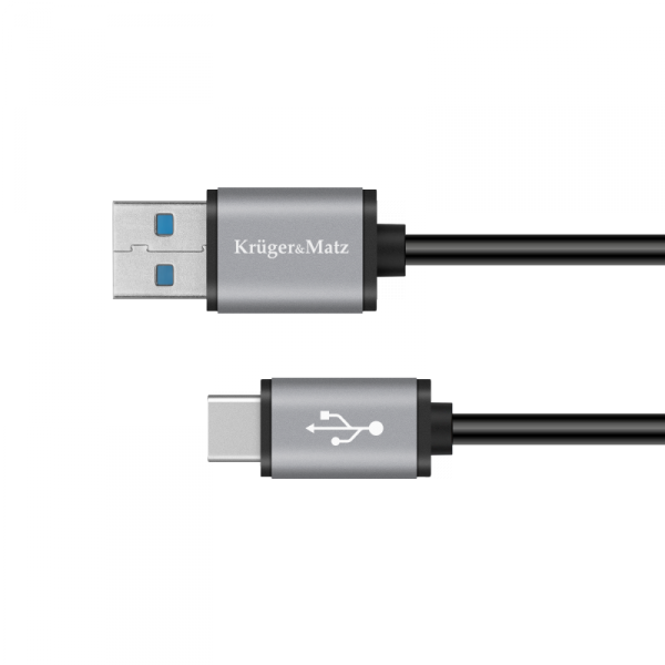 Kabel USB wtyk 3.0V - wtyk typu C 5 Gbps 1m Kruger&amp;Matz Basic