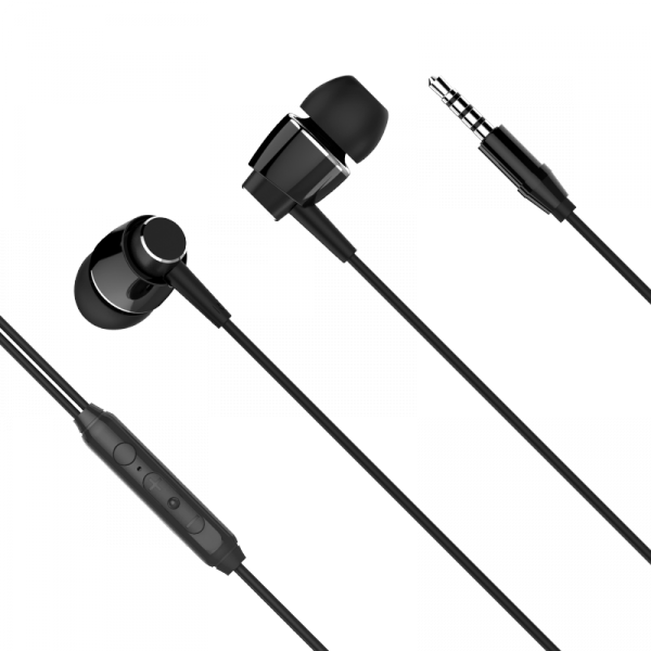 Słuchawki dokanałowe z mikrofonem Kruger&amp;Matz B1 czarne
