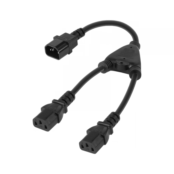 Rozdzielacz kabla komputerowego (splitter) gniazdo - 2x wtyk