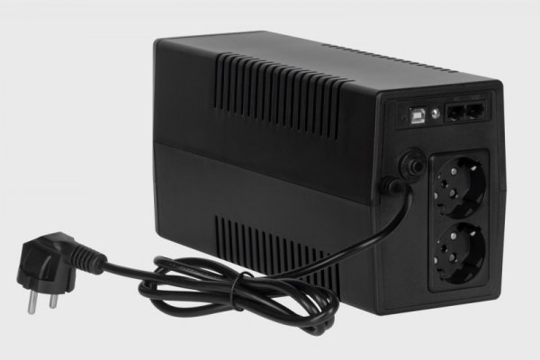 Zasilacz awaryjny komputerowy UPS REBEL model Nanopower Plus 1000 ( offline, 1000VA / 600W , 230 V , 50Hz , LCD , USB , RJ45 )