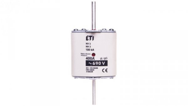 Wkładka bezpiecznikowa NH3 400A gG 690V 004186329