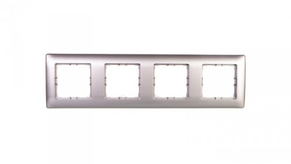 VENA Ramka poczwórna aluminium 514084