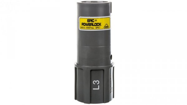 Obudowa gniazda przenośna EPIC POWERLOCK D6 C L3 szara M40 44420220