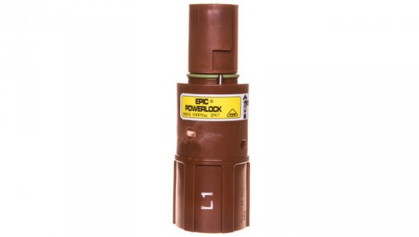 Obudowa wtyczki przenośna EPIC POWERLOCK F6 C L1 brązowa M40 44420213