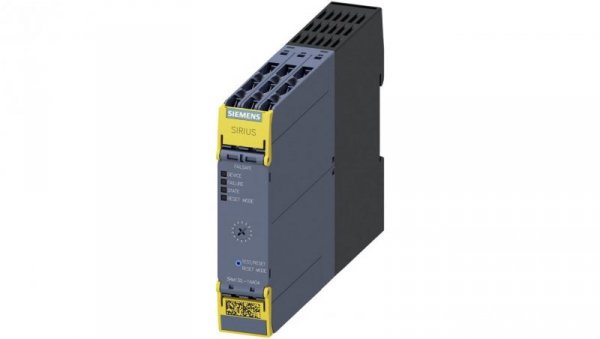 Hybrydowy rozrusznik silnikowy nawrotny Safety 0,75kW 0,4-2A do 500V Us 24V DC przyłącze śrubowe 3RM1302-1AA04
