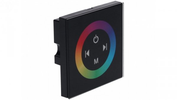Sterownik LED panel RGB 3x4A czarny 12-24V Prescot