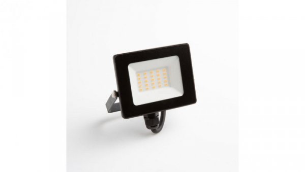 Naświetlacz led 20W 1800LM AC230V IP65 kąt świecenia 120 neutralna biała 4000K czarny EC79857