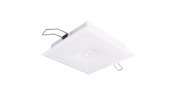 Intelight Oczko awaryjne N/T STARLET QUAD LED SO 150 SA 3H MT IP20 MANUAL TEST 3,5W białe 92814 + ramka do wpuszczenia w sufit 9