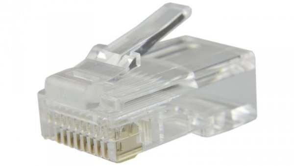 Wtyk modularny RJ50 10P10C na linkę