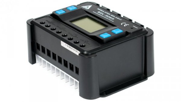 Regulator solarny Kontroler ładowania PWM 30A 12V/24V LCD AZO