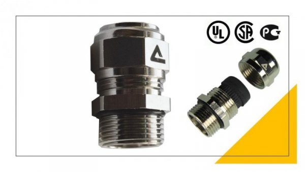 Dławnica kablowa mosiężna M16x1,5 IP68 UL dla kabla 4 - 8,5 mm 736.716.1