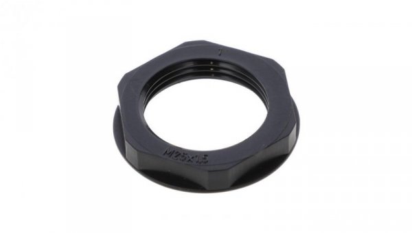 Nakrętka poliamidowa M25 EN 25M BK czarna E03DK-02020400403