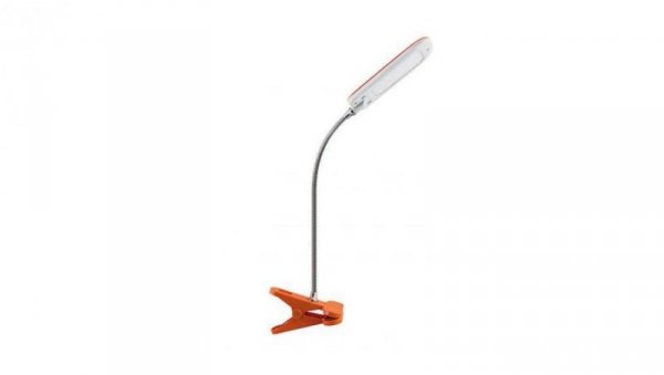 Lampka biurkowa do czytania klips nocna DORI LED 6W pomarańczowa CLIP 02865 STRUHM