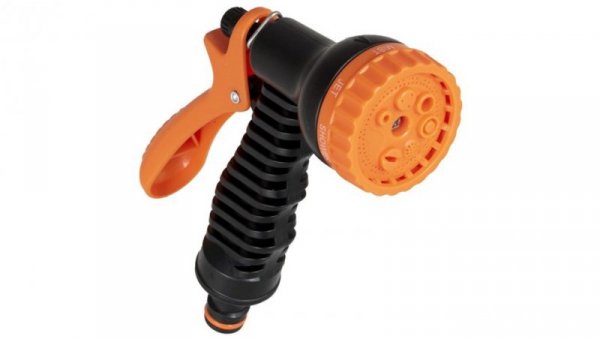 Pistolet plastikowy do zraszania 7-funkcyjny ECO-2109 BLACK LINE BRADAS