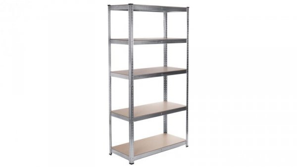 Regał magazynowy metalowy szafka 175 kg x5 180x90x40cm GreenBlue, ocynk, rozkładany, MDF, GB378