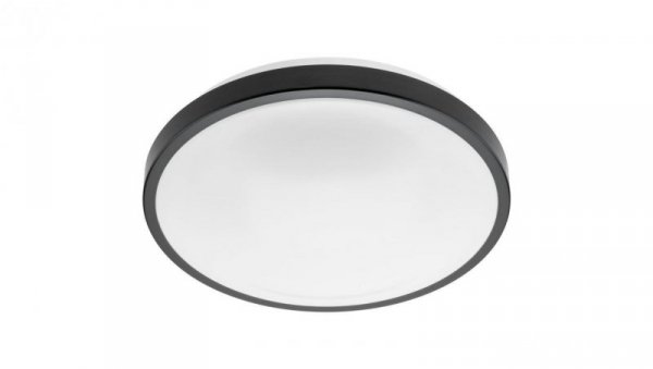 Plafon LED Oprawa Lampa Sufitowa Ścienna ROMERO 2xE27 IP20 Czarny KOBI