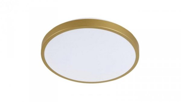 Plafon LED Lampa Sufitowa Natynkowa KERN 15W 4000K 30cm Złota