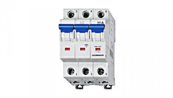 Wyłącznik instalacyjny C20A/3,10kA Seria BMS0