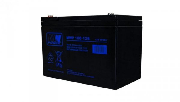 MWP 100-12B akumulator AGM 12-15 lat 12V/100Ah
