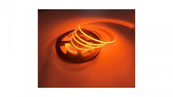 Taśma LED COB 480LED 9W/m POMARAŃCZOWA IP20 /5m/ PREMIUM