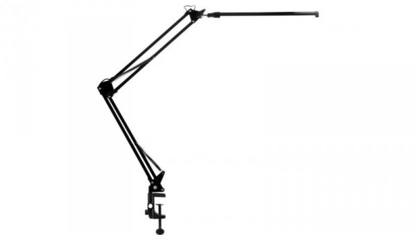 Lampka Biurkowa Kreślarska Stołowa LED 12W CCT USB Ściemnialna COSMI Czarna Lumiled