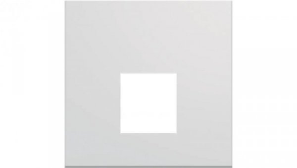 gallery Płytka czołowa pojedyncza do gniazda RJ45 oraz VDI 2M biały WXD202B